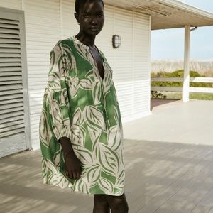 Zara Printed Mini Dress Size Small